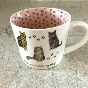 CookSmart Fine China "Cats Are Kinda My Thing" Coffee Cup Mug 10oz